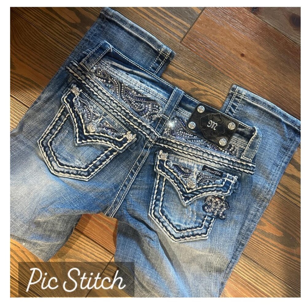 Miss Me Cropped/Capri Jean Sz 25